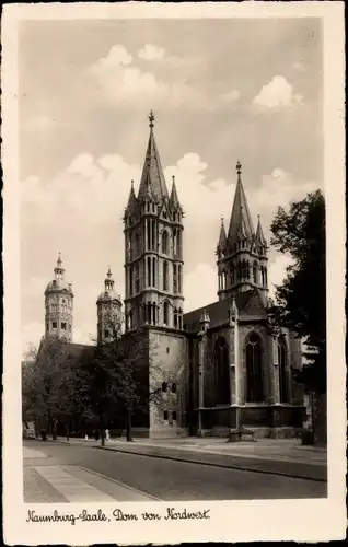 Ak Naumburg an der Saale, Dom von Nordwest