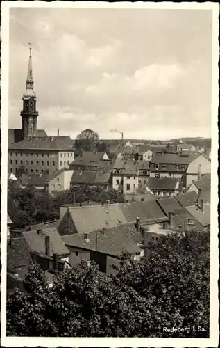 Ak Radeberg in Sachsen, Teilansicht