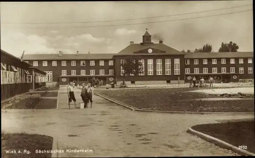 Ak Wiek auf Rügen, Sächsisches Kinderheim