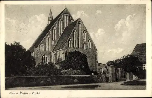 Ak Wiek auf der Insel Rügen, Kirche