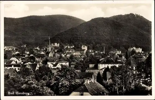 Ak Bad Harzburg am Harz, Ortsansicht mit Umgebung