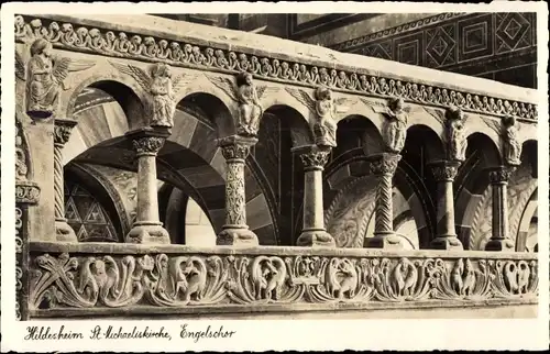 Ak Hildesheim in Niedersachsen, St. Michaeliskirche, Engelschor