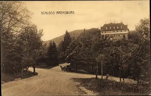 Ak Steinbergen Rinteln in Niedersachsen, Schloss Arensburg