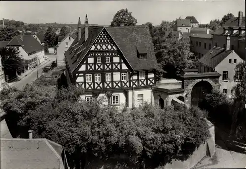 Ak Gößnitz in Thüringen, Altes Pfarrhaus