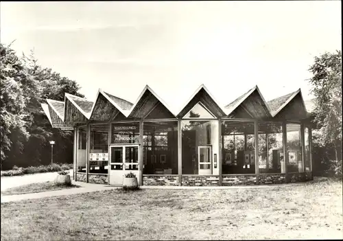 Ak Ostseebad Heringsdorf auf Usedom, Ausstellungspavillon