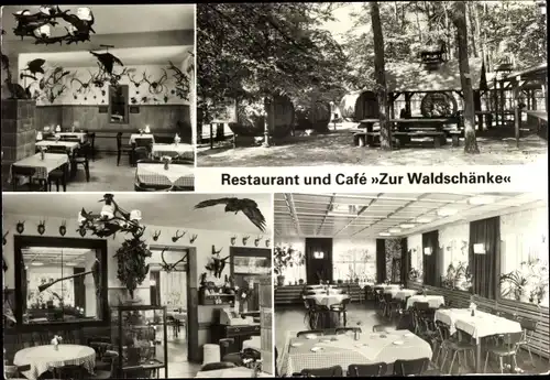 Ak Wandlitz in Brandenburg, Restaurant und Cafe Zur Waldschänke am Rahmersee
