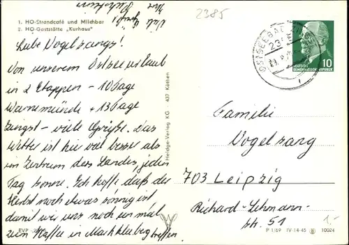 Ak Ostseebad Zingst, HO Strandcafe und Milchbar, HO Gaststätte Kurhaus, Strandbad