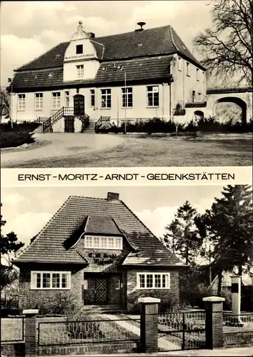 Ak Groß Schoritz Garz auf Rügen, Ernst Moritz Arndt Gedenkstätten, Geburtshaus, Museum