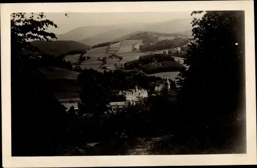 Ak Dolní Lipová Niederlindewiese Lipová Lázně Bad Lindewiese Region Olmütz, Durchblick