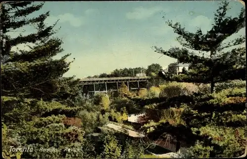 Ak Toronto Ontario Kanada, Rosedale Revine, Tucks Nr. 1011