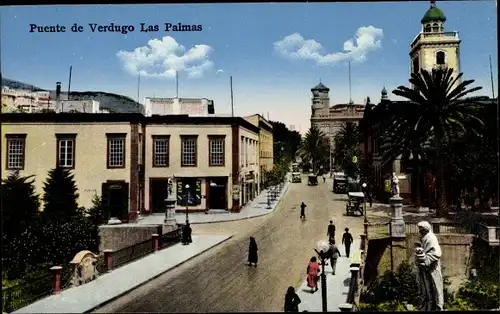 Ak Las Palmas de Gran Canaria Kanarische Inseln, Puente de Verdugo