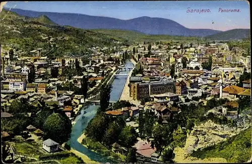 Ak Sarajevo Bosnien Herzegowina, Panorama