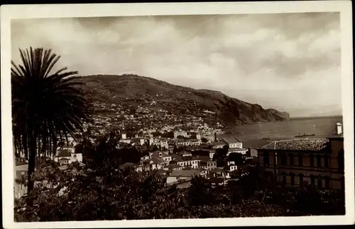 Ak Funchal Insel Madeira Portugal, Blick vom Bela Vista Hotel