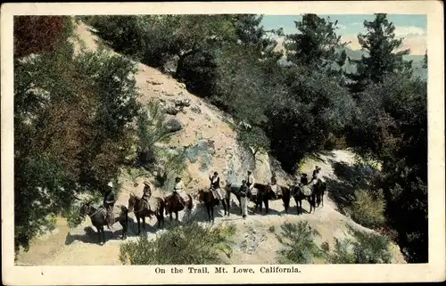 Ak Kalifornien USA, On the Trail, Mount Lowe