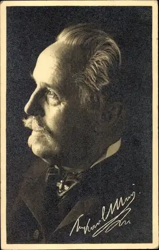 Ak Deutscher Schriftsteller Karl Friedrich May, Portrait
