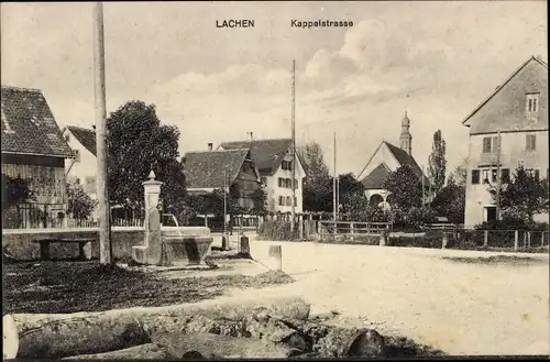 Ak Lachen Nesselwang im Allgäu, Kappelstraße