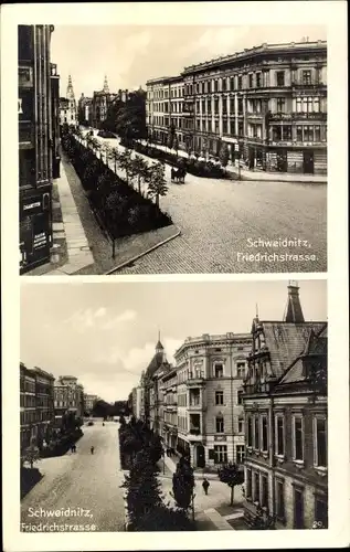 Ak Świdnica Schweidnitz Schlesien, Friedrichstraße