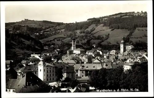 Ak Waidhofen an der Ybbs in Niederösterreich, Totalansicht