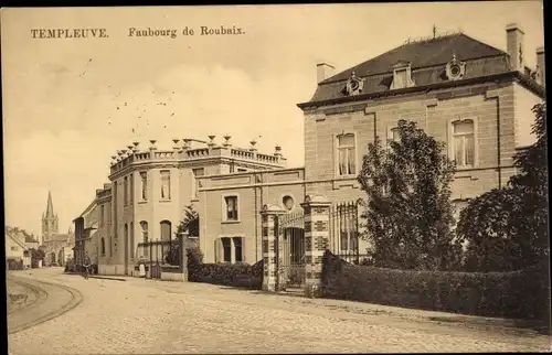 Ak Templeuve Nord, Faubourg de Roubaix