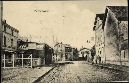 Ak Betheniville Marne, Ortspartie