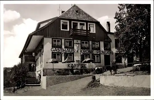 Ak Falkau Feldberg im Schwarzwald, Gasthaus und Pension Krone Falkau
