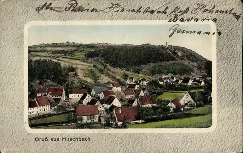 Ak Hirschbach in der Oberpfalz, Panorama vom Ort