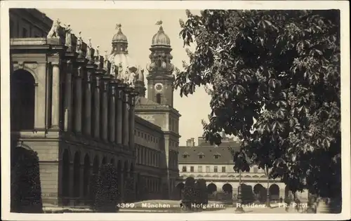 Ak München, Hofgarten, Residenz