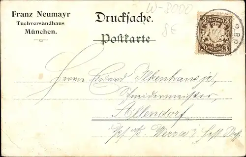 Ak München, Feldherrnhalle und Theatinerkirche