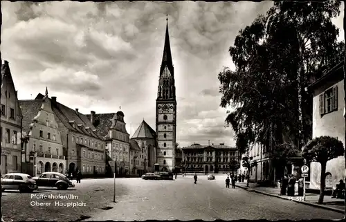 Ak Pfaffenhofen an der Ilm Oberbayern, Oberer Hauptplatz