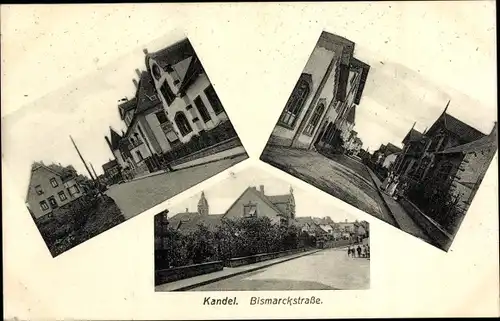 Ak Kandel in der Pfalz Bienwald, Bismarckstraße