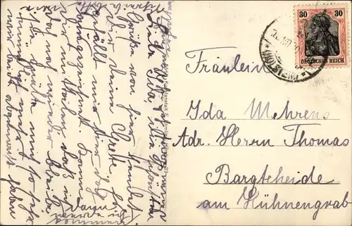 Ak Horst in Schleswig Holstein, Markt, Kriegerdenkmal, Bahnhofstraße, Kaiserliches Postamt