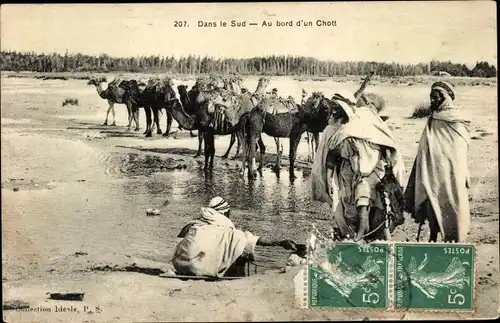 Ak Dans le Sud, Au bord d'un Chott