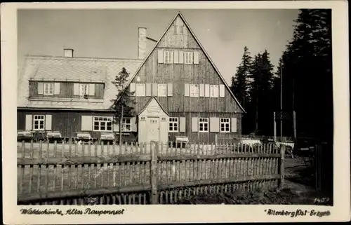 Ak Altenberg im Erzgebirge, Waldschänke Altes Raupennest