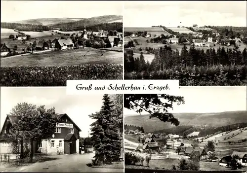Ak Schellerhau Altenberg im Erzgebirge, Ortsansichten, Gasthof