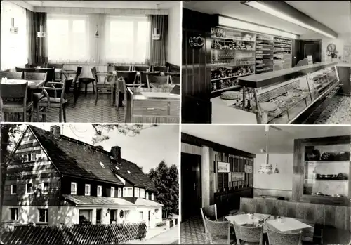 Ak Schellerhau Altenberg im Erzgebirge, Bäckerei Konditorei Cafe Rotter