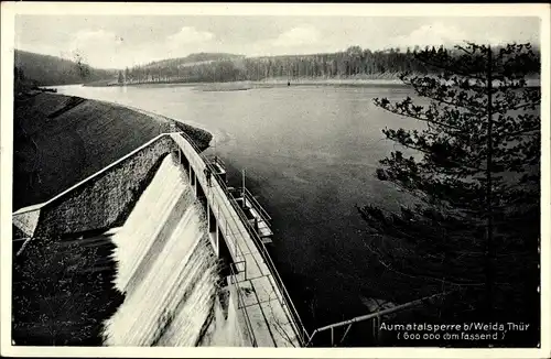 Ak Weida in Thüringen, Aumatalsperre