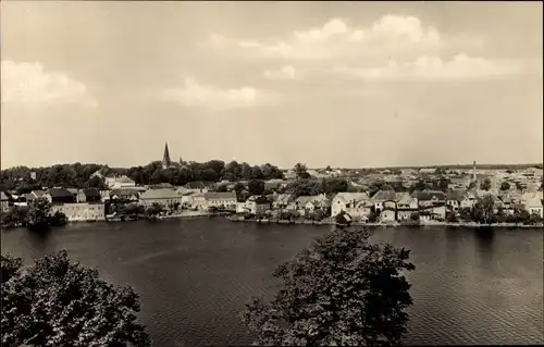 Ak Malchow in Mecklenburg, Panoramablick auf die Ortschaft