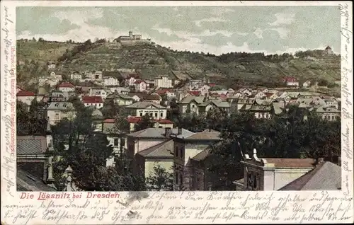 Ak Lössnitz Lößnitz Radebeul Sachsen, Panorama