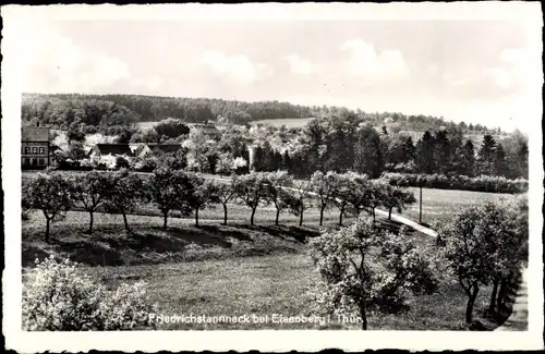 Ak Friedrichstanneck Eisenberg in Thüringen, Teilansicht, Wohnhäuser
