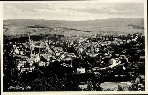 Ak Kirchberg in Sachsen, Panorama