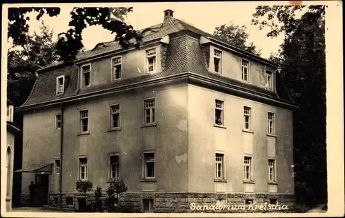 Foto Ak Kreischa im Erzgebirge, Sanatorium