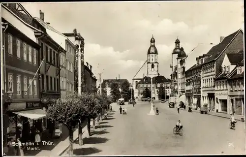 Ak Schmölln Thüringen, Markt, Rathaus