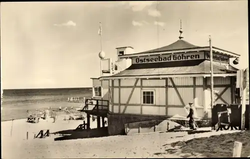 Ak Ostseebad Göhren auf Rügen, Partie am Strand