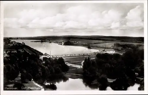 Ak Bult Hannover Niedersachsen, Maschsee, Fliegeraufnahme