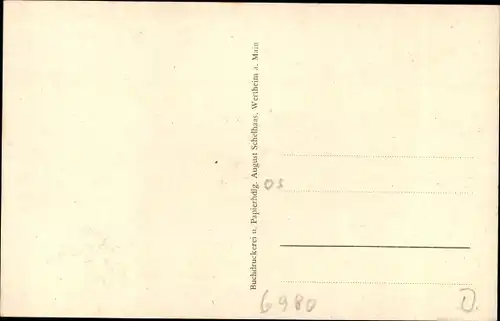 Ak Wertheim am Main, Panorama