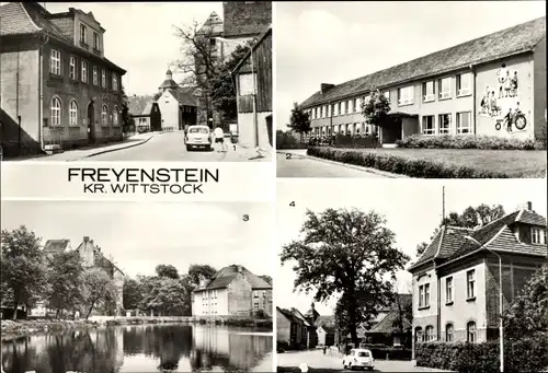 Ak Freyenstein Wittstock Dosse, Wittstocker Straße, Wilhelm Pieck Oberschule