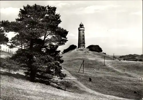 Ak Kloster Insel Hiddensee in der Ostsee, Leuchtturm