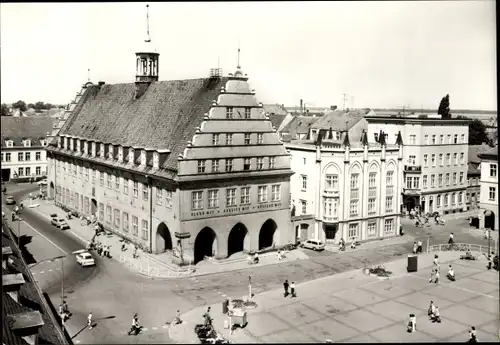 Ak Hansestadt Greifswald, Blick zum Rathaus