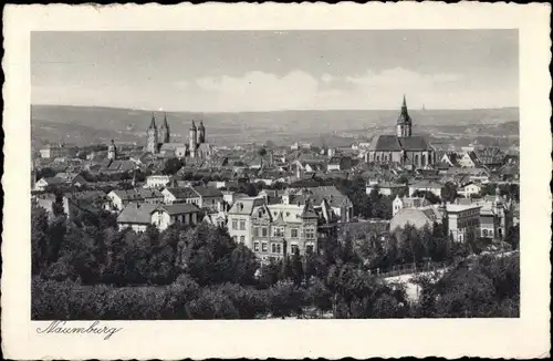 Ak Naumburg Saale, Blick auf die Stadt mit Kirche