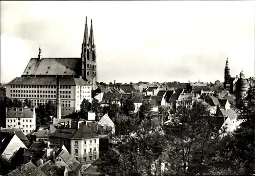 Ak Görlitz in der Lausitz, Altstadt mit Peterskirche